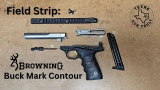 Field Strip: Browning Buck Mark Contour (.22lr Target Pistol)