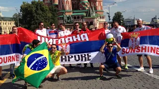 fifa world cup 2018 Brazil - Serbia (fans)