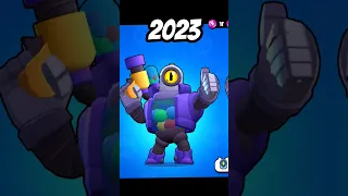 OLD vs NEW brawlers   pt.2     #brawlstars #supercell #short