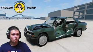 Краш тесты Mercedes-Benz W190 в BeamNG.drive//Frolov Ncap.