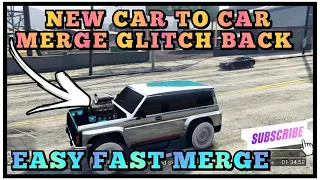 NEW CAR TO CAR MERGE 💥Tips & Tricks GTA 5 GLITCH XBOX / PS AFTER PATCH🔥 CAR TO CAR GTA 5