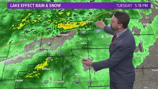 Lake effect rain, wet snow continues for Cleveland weather forecast