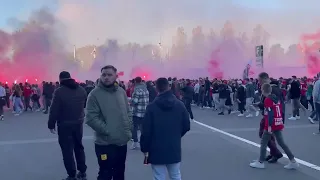 LOSC Lille vs RC Lens (crazy atmosphere before the match)