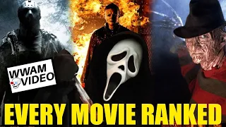 Ranking HALLOWEEN + SCREAM + ANOES + FRIDAY THE 13th Live!