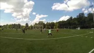 GoPro in game soccer goalie cam