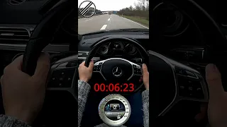 Mercedes-Benz E 220 T 4Matic 7G-Tronic S212 170 PS 0-100 kmh Acceleration Test