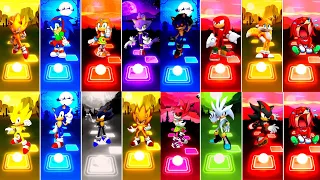 Sonic Exe vs Dark Sonic vs Knuckles Sonic vs Silver Sonic vs Blaze The Cat vs Shadow Sonic Tiles Hop