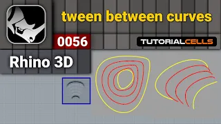 0056. tween between two curves in rhino
