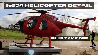 Cleaning and waxing a Helicopter MD H500 - Plus take off