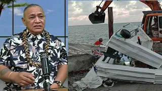 Leilua Ame Tanielu interview  Olo Fiti Vaai- Faamanino le Vaalele na pau i Apia Aso Gafua 27 May.