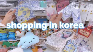 shopping in korea vlog 🇰🇷 cute stationery & accessories haul 🎀 Daiso snacks & more