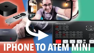 Everything you need to know about using an iPhone as a WIRELESS camera with the ATEM Mini