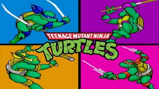 Teenage Mutant Ninja Turtles - Full Playthrough with MICHELANGELO (ARCADE)