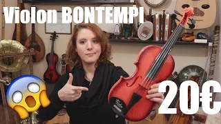 Je teste un violon BONTEMPI à 20€