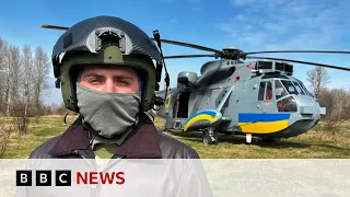 Ukraine flying 40-year-old British helicopter  – BBC News