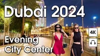 Dubai 🇦🇪 Amazing Evening City Center [ 4K ] Walking Tour