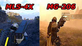 New MLS-4X Commando & MG-206 Heavy Machine Gun Leak in Helldivers 2