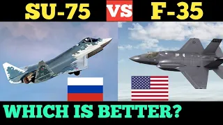 F-35 VS SU-75 FIGHTER JETS SPECIFICATIONS COMPARISON.