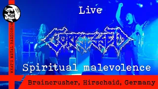 Live CORPSESSED (Spiritual malevolence) 2022 - Braincrusher, Hirschaid, Germany, 25 Nov