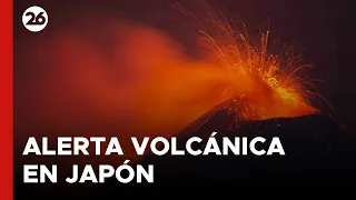 JAPÓN | Volcán Sakurajima entró en erupción y emite una columna de humo de 5 kilómetros