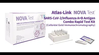 Quick direction of NOVA Test SARS-CoV-2/Influenza A+B Antigen Combo Rapid Test Kit