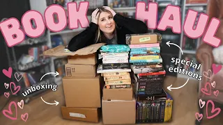 BOOK HAUL & UNBOXING: special editions, romance books, manga, adult fantasy, & more 💕