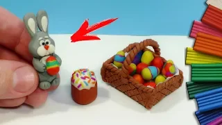 MAKING CRAFTS FOR EASTER - EGGS, AND THE EASTER BUNNY