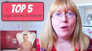 Top 5 Vocal Coaches on Youtube | Vocal Coach Reacts