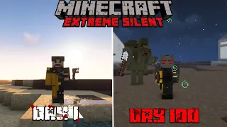 Tôi Sinh Tồn 100 Ngày Trong Minecraft Extreme Silent Zombie!! Modpack Này Khiến Tôi Trầm Cảm