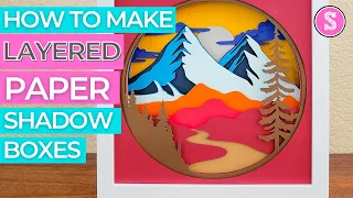 ✂️ Layered Paper Shadow Box Tutorial and Assembly Tips