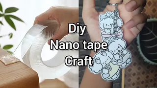 How To Make Nano Tape Bubbles & Keychain||Satisfying#viral#diy