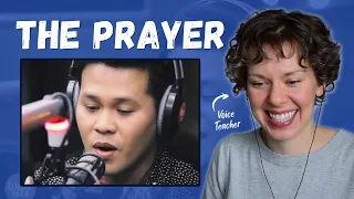 Voice Teacher Reacts to MARCELITO POMOY - The Prayer
