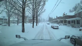 February 2, 21/52 Trucking. Loaded and Lost in a Blizzard. Chambersburg, Penn