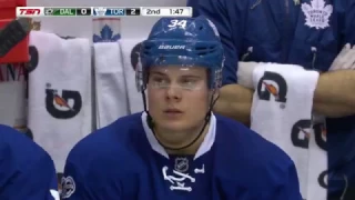 Auston Matthews 25th NHL Goal!  2/7/2017 (Dallas Stars vs Toronto Maple Leafs)