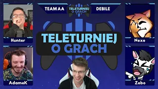 Teleturniej o Grach 🎮 Nexe & Zebo vs Hunter & AdameK [S0E4]