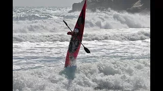 SEA KAYAK SURF amb KAYAKING COSTA BRAVA (13-03-11)