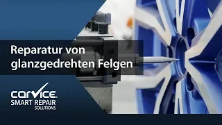 Felgenreparatur mit CNC Drehmaschinen für glanzgedrehte Felgen