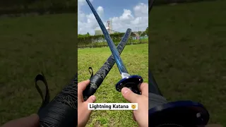 You NEED to see this LIGHTNING KATANA! 🤯 #katana #shorts