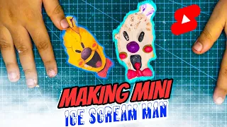 ICE SCREAM MINI MASK DIY | МАСКА МОРОЖЕНЩИКА #shorts