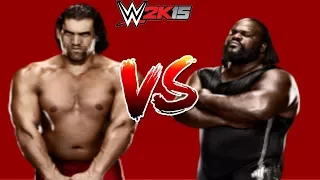 WWE 2K15 Great Khali vs Mark Henry