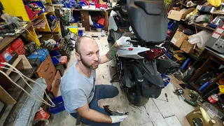 SYM TL 500 наизнанку. Часть 1. Air filter.