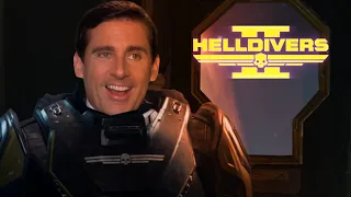 Michael Scott in Helldivers 2 - The Office