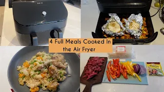 4 HEALTHY AIR FRYER MEALS - WHOLE FAMILY MEALS COOKED IN THE AIR FRYER | Kerry Whelpdale