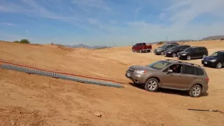 2014 Subaru Forester X-Mode OFF in action. It can still get a grip. Success!!