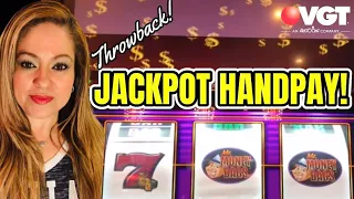 🔴 VGT JACKPOT HANDPAY ON MR.MONEY BAGS!💰IT’S THROWBACK THURSDAY time‼️ @choctawcasinos