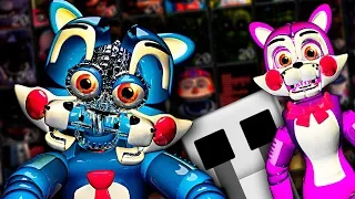 FNAF ФАНТАЙМ КЕНДИ и СИНДИ в FNAF 7 Ultimate Custom Night ➤ СКРИМЕР ПЛАЧУЩЕГО МАЛЬЧИКА из FNAF WORLD