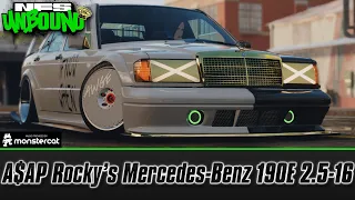 Need For Speed Unbound - A$AP Rocky's Mercedes-Benz 190E 2.5-16 | S+ Class | 80'S STRIVE & PROSPER