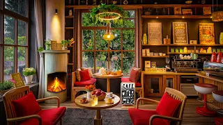 Smooth Jazz Instrumental Music ☕ Harmonious Melody & Cozy Coffee Shop Ambience to Study, Work,Unwind