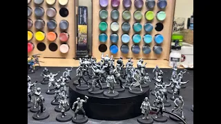Painting Night of the Living Dead Zombicide - Black & White and the 6 Colorized Versions