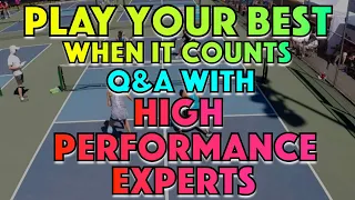 How To Play Your Best When It Counts - Q&A with Dr. Michelle Cleere & Drew Diefenbach